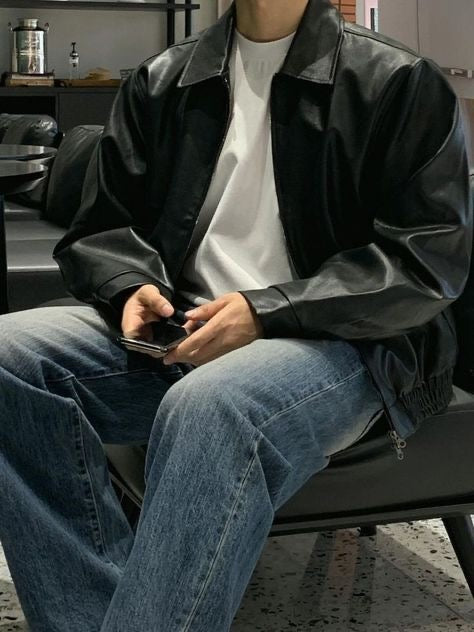 Leather jacket